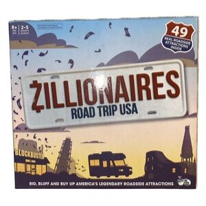 Zillionaires Road Trip USA: Family Board Game by Big Potato